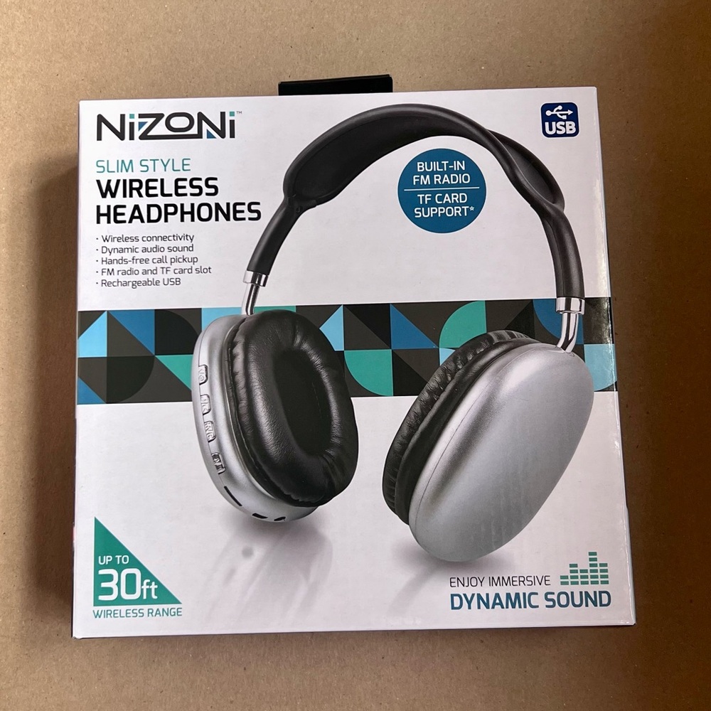 NIZONI SLIM STYLE WIRELESS HEADPHONES UNISEX